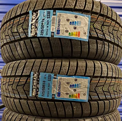 2x New Rotalla Winter 225/50 R18 Xl 99v Snow/ice/mud Car Tyres 225 50 18 M&s • $261.09