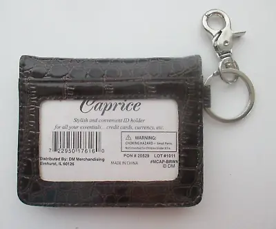PG Bifold Keychain Animal Print BUSINESS CARD HOLDER Purse Accessory Wallet • $10.99