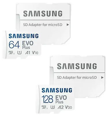 SAMSUNG 64G 128GB Micro SDXC SD XC U1 U3 V10 V30 Class 10 Card • £8.99
