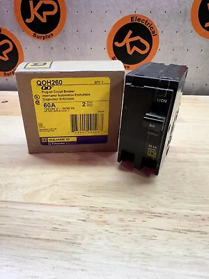 Square D QOH260 2 Pole 60 Amp 120/240v Type QOH 42k Aic New In Box • $75