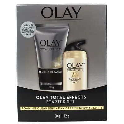Olay Total Effects Starter Set Foaming Cleanser + Day Cream SPF15 Normal Skin • $19.50