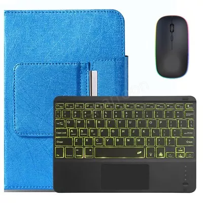 For Samsung Galaxy Tab A9 Plus A8 S7 S8 S9 Touchpad Keyboard Case Cover W/ Mouse • $49.99