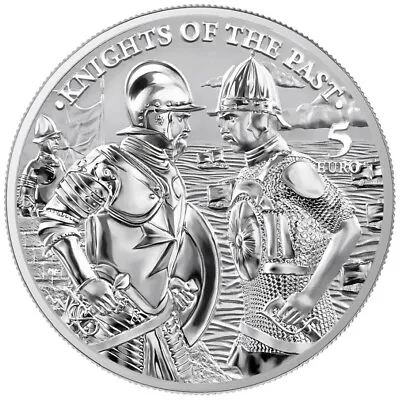 2022 Knights Of The Past Silver Coin - Malta - Blister Card - 1oz ST • $63.65