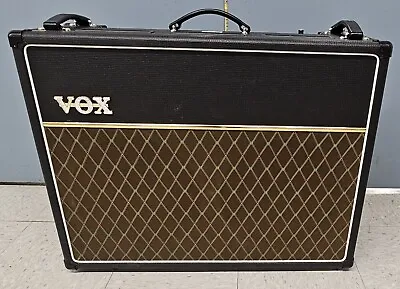 Vox Custom AC30C2X 30W Tube Guitar Combo Amp Black 2x12 Blue Alnico Speakers • $1199.99