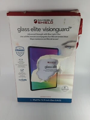 $9.95 • Buy Invisible Shield Glass Elite Visionguard+ For IPad Pro 12.9-inch Gen 5/4/3