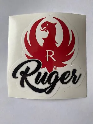 Genuine Ruger Script Decal Logo Sticker OEM Retro For Gun Safe Car Laptop Window • $5.50