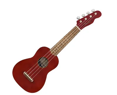 Open Box Fender Venice Soprano Uke Walnut - Cherry W/ Walnut Fingerboard • $53.99