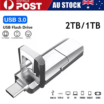 1/2TB USB Flash Drive U Disk 2 In 1 Storage Memory Stick For Samsung Android PC • $32.98