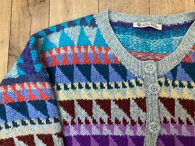 Kaffe Fassett Hand Knitted Super Triangles Cardigan.   • £80