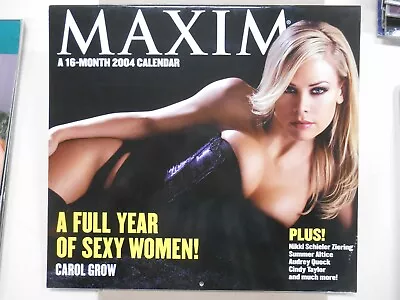 Maxim 2004 Calendar • $20