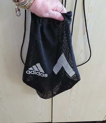 $15 • Buy Adidas Sport Mesh Back Pack Backpack Shoulder Bag. Gym Travel. Black. Ex Cond