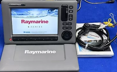 Raymarine C90w Widescreen Chartplotter Multifunction Display W/ Cover EU CHARTS • $349.95