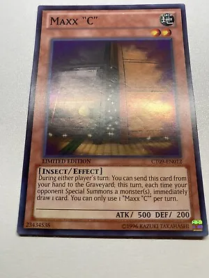 Yugioh Maxx C Limited Edition Super Rare CT09-EN012 HP • $20