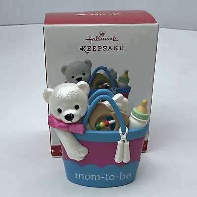Hallmark Keepsake Mom To Be Baby Shower Gift Bag Christmas Holiday Ornament • $2.24