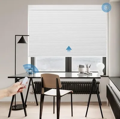 Motorized Roller Shade With Remote ControlMotorized Blinds 100% Blackout W35xH64 • $79.99