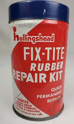 Vintage Hollingshead Fix-Tite Rubber Repair Kit/Tube Repair Kit Very Good Cond • $12.95