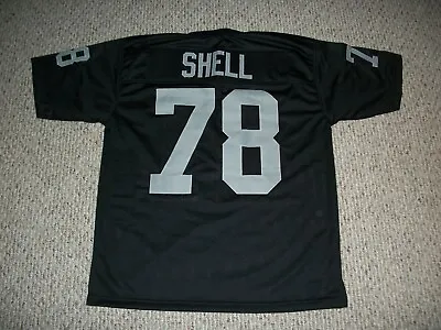 ART SHELL Unsigned Custom Black LA/Oakland Sewn New Football Jersey S-3XL • $38.05