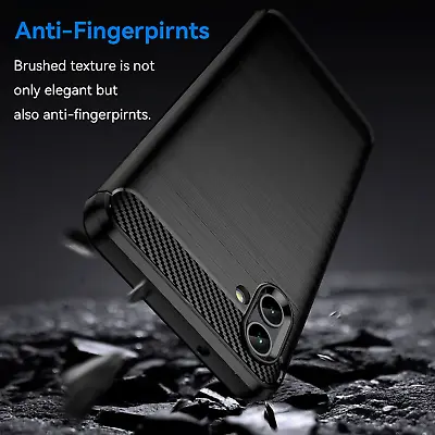 For Samsung Galaxy A04e Shockproof Classic Soft Rubber Slim Brushed Cover Case • $4.99