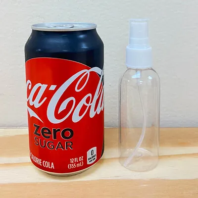 48 PC Clear Spray Bottles Plastic 2.7 Oz Empty Refill Mist Pump Travel Reuse TSA • $49.97