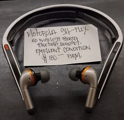 Motorola S11 Flex HD Wireless Stereo Bluetooth Headphones EXCELLENT WORKING COND • $100