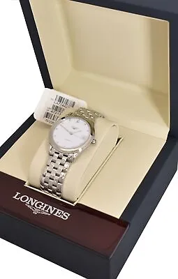 Longines Flagship 36mm Mens Watch L47744276 - Automatic / Diamond Markers • £899.99