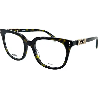 Moschino MOS513 Women's Plastic Eyeglass Frame 0086 Dark Havana 50-19 W/Case • $94.47