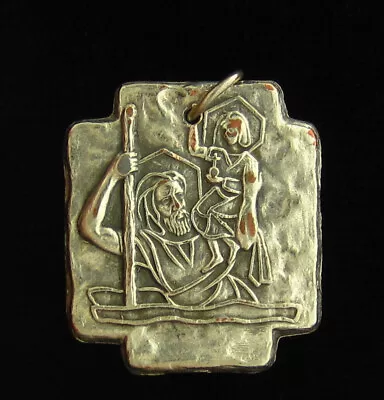 Vintage Saint Christopher Medal Religious Holy Catholic Holy Family • $9.59