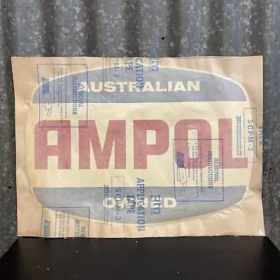 Ampol Vintage Vinyl Petrol Pump Bowser Decal Sticker Wayne 605 Gilbarco • $79