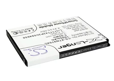 Li-ion Battery For ZTE V970 V970T Warp 2 3.7V 1600mAh • £16.89