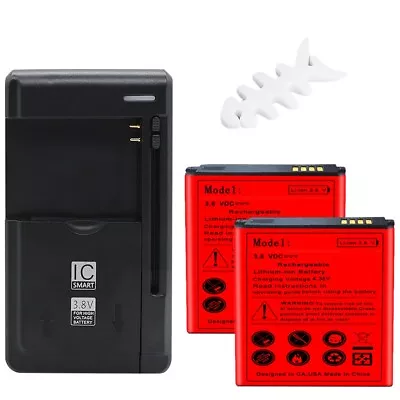 Long Life 2x 2930mAh Standard Battery Charger For Samsung Galaxy Express I8730 • $46.80