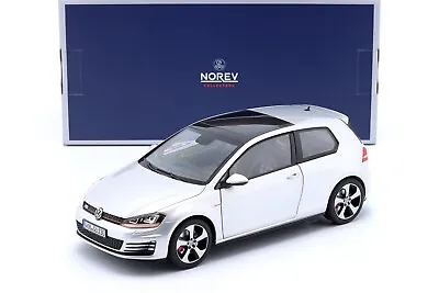 VOLKSWAGEN GOLF VII GTI 2013 Reflex Silver - 1/18 - NOREV • $92.90