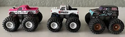 Micro Machines Tuff Trax 20 Monster Trucks Grave Digger Clydesdale Jersey Outlaw • $45.60