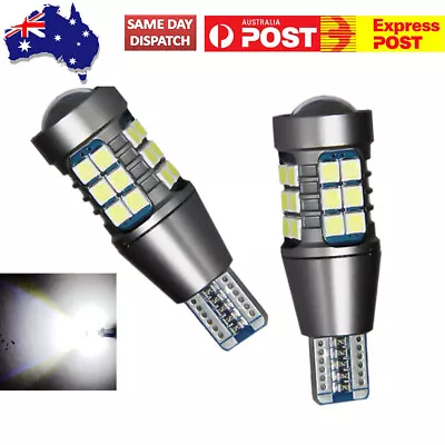 2Pcs T15 W16W T10 3030 LED Reverse Light Backup Bulb Canbus Error Free White • $10.49