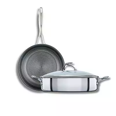 Circulon C-Series Nonstick Clad Stainless Steel Induction Sauteuse 30cm & Fry... • $229.95