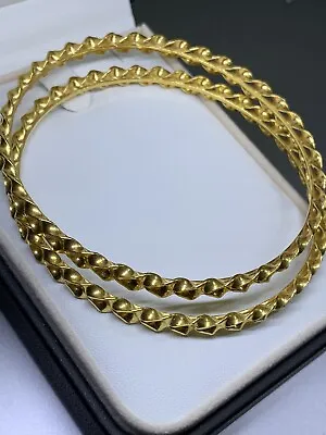 £1100 • Buy 22ct Yellow Gold Bangle Bracelet Indian Asian Wedding Ceremony 