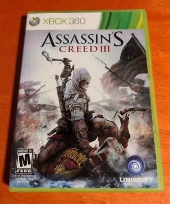 $8 • Buy Assassin's Creed III Microsoft Xbox 360 Ubisoft Havok Gameware Adobe Flash