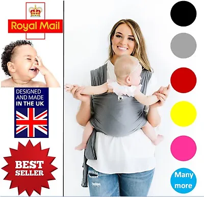 £10.94 • Buy BABY SLING STRETCHY WRAP CARRIER Pouch NEW Winter Warm Gift 