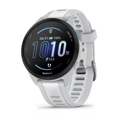 Garmin Forerunner 165 Music Mist Grey/Whitestone GPS Watch AU Stock FREE ExpPost • $489