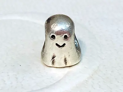 $39 • Buy Authentic Pandora Sterling Silver Smiling Ghost Charm 790202 Retired Rare