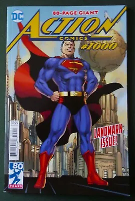 ACTION COMICS # 1000 80-PAGE GIANT 1st PRINT SUPERMAN RARE DC COMIC 2018 NEW • £4.25