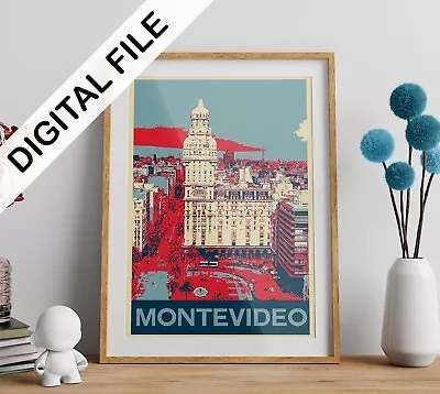 Exclusive Vintage Poster Of Salvo Palace Uruguayan Building - High Quality • $2.73