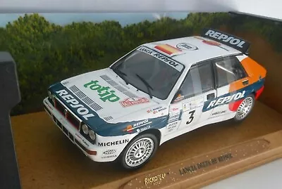 Ricko Lancia Delta HF Integrale Evo 2 Rally Repsol 1:18 Scale Diecast Model BNIB • $123.21