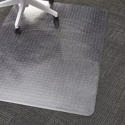 MyOfficeInnovations 45  X 53  Low Pile Carpet Chair Mat Lip 567298 • $39.41