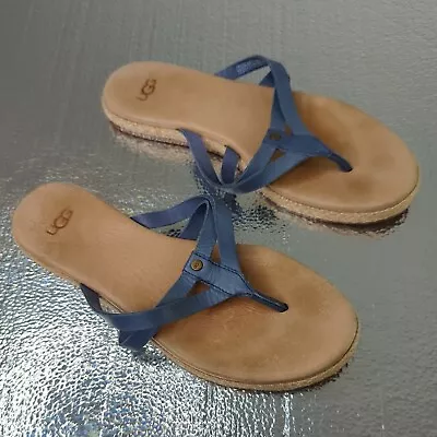 Ugg Women's Slip On Thongs Flip Flops Size 6 • $23.99