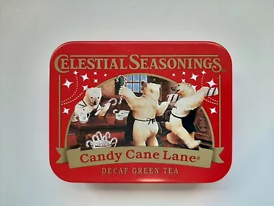 CELESTIAL SEASONINGS Miniature Tea Tin--Candy Cane Lane • $5.99