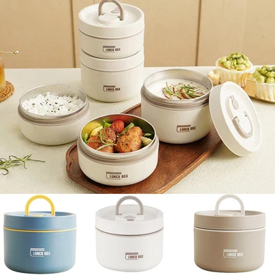 $18.80 • Buy Lunch Box Thermos Food Flask Stainless Steel Insulated Picnic Food Container AU
