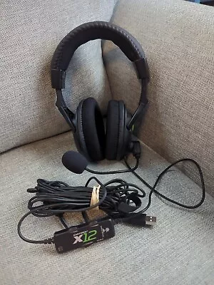 $22 • Buy Turtle Beach Ear Force X12 Amplified Stereo Gaming Headset For Xbox 360/xbox One