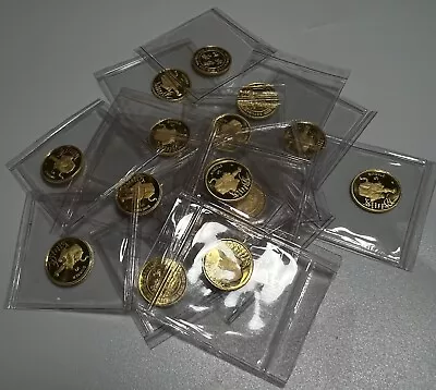 1986 Singapore 1/20 Gold 5 Singold .9999 Proof Coin Year Of The Tiger Sealed • $149.95