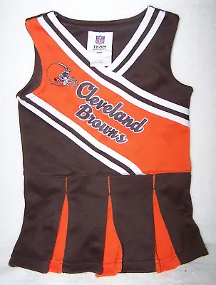 $9.99 • Buy NFL Team Apparel Girls Cleveland Browns Cheerleader Outfit Size 18 Months
