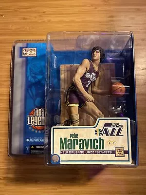 Vintage 2005 McFarlane NBA Legends: Pete Maravich New Orleans Jazz (NIP) • $25